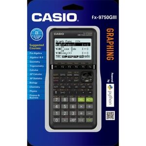 Casio fx-9750GIII Graphing Calculator New Sealed Python Compatible TI-84 Plus Al